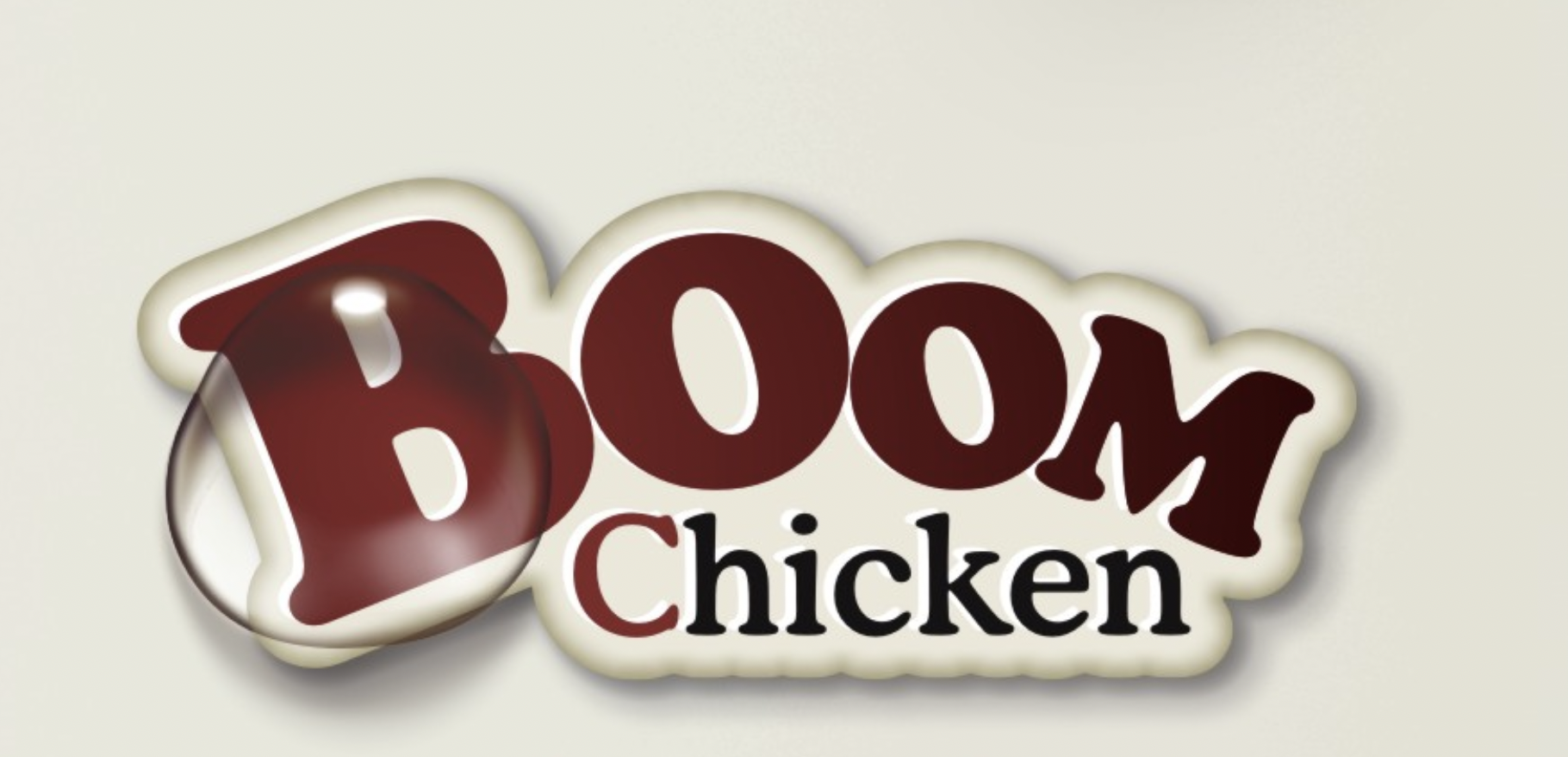 Boom Chicken Logo Background